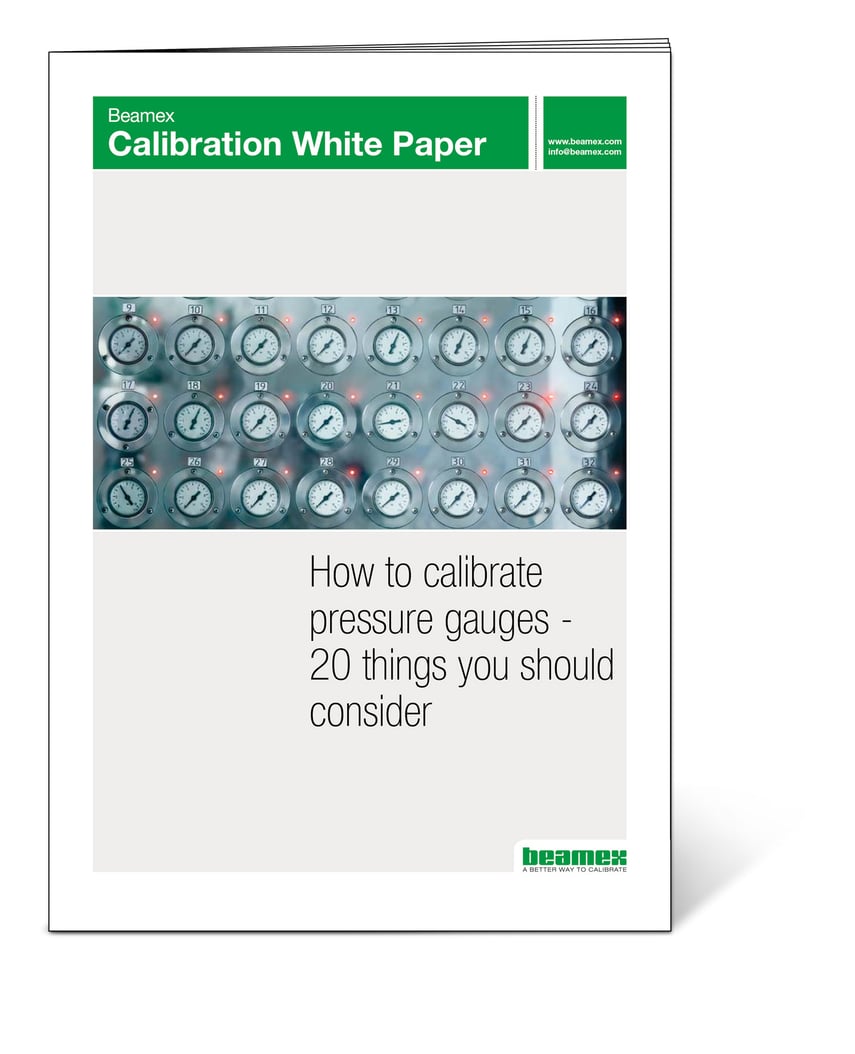 Pressure Gauge Calibration: How to calibrate pressure gauges | Beamex